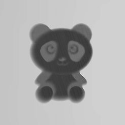 panda768.jpg Fichier STL gratuit panda lithophane / porte-clés・Objet à télécharger et à imprimer en 3D