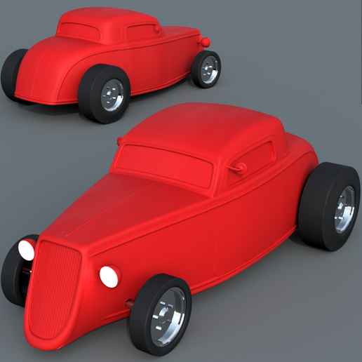 STL HOT ROD   BASED  VERN LUCE COUPE