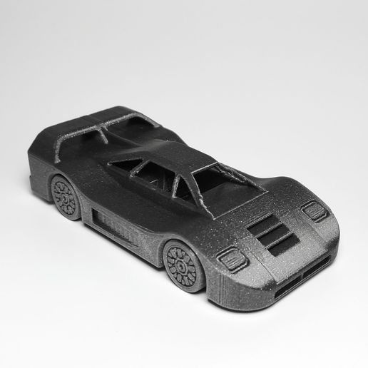 Print-in-Place Race Car 3D model