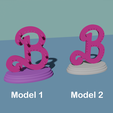Earring-Holder_Models.png Porta Aros de Barbie (2 modelos)