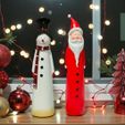capa2.jpg Santa Claus and Snowman - Stylized - Christmas Decoration