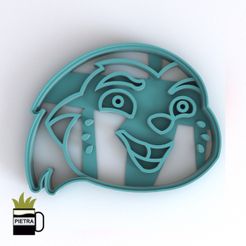 cults5.jpg STL file LION GUARD FONDANT COOKIE CUTTER BUNGA PRINT MODEL 3D・3D printing design to download