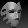 3.png Fichier OBJ Squid Game - Waiter mask / Juego del calamar - mesero・Design pour imprimante 3D à télécharger, Redroach
