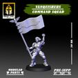 yy a NP. MODULAR # PARTS & VANQUISHERS COMMAND SQUAD 50 MM PRE-SUPP 1 Vanquishers Command Squad