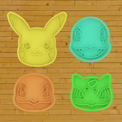 untitled.png STL file COOKIE CUTTER pokemon・3D printing design to download