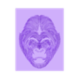 Patrick_Seymor_Gorilla.stl Gorilla Face by Patrick Seymour