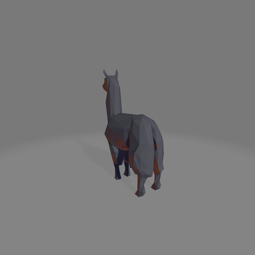 LAMA2.png Lama - Low Poly - Decor