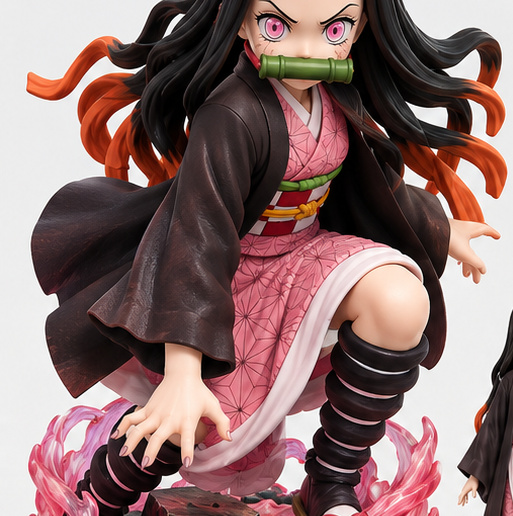 🌸 NEZUKO KAMADO – ACTION FIGURE 3D | DEMON SLAYER 🌸