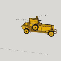 7.jpg 3D file Rolls Royce Armored Car 1914 1/20 ish scale・3D printable design to download