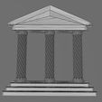wf0.jpg Vintage pattern twistedrope Parthenon relief alter 3D print model