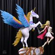 Side_full_Live3dPrints_PT.jpg She-Ra, Princess of Power and Swift Wind for 3D Printing