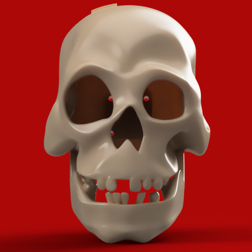 Halloween Talking Skull Disneyland's Pirates of the Caribbean Ride 3D model