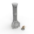 18.jpg 3D printable pillar and assorted bases for dwarf mine
