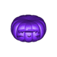 Pumpkin 2-2 Whole Body.stl Jack-O-Lantern  - Wide Smile