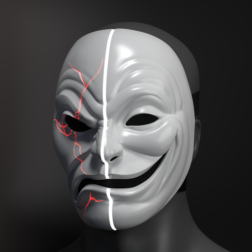 👺 Da Kurlzz AT mask from Hollywood Undead・ 3D File for 3D printing・Cults
