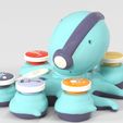 Retopo12_0005.jpg likid Octopus Rock'n'Roll,Learning,Music Enlightenment,Early Developmental Toy