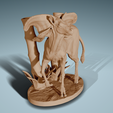 IMG_1_2.png Descargar archivo STL Ciervo de bambú (portaplumas) • Objeto para impresora 3D, AndreyErmoshin