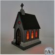 004.jpg Gothic Chapel - Halloween candy jar... Or LED Lamp!!!