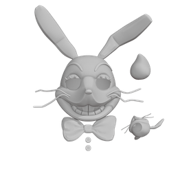 3D file FIVE NIGHTS AT FREDDY's Glitchtrap FILES FOR COSPLAY OR  ANIMATRONICS 🎃・3D printing template to download・Cults