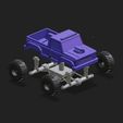 1-05.jpg Modular Monster Truck Toy - 3D Printable Assembly Kit