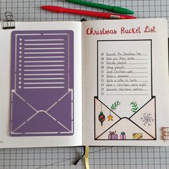 01.jpg Файл STL Конверт для журнала Bullet Journal・3D-печатная модель для загрузки