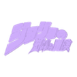 BlackPinkWhiteRed - Jojo's Bizarre Adventure (Japanese).stl 3D MULTICOLOR LOGO/SIGN - Jojo's Bizarre Adventure (Two Variations)