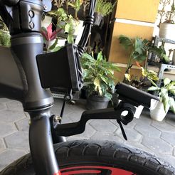 IMG_0124.jpeg STL file Bicycle Light Bracket Long・3D printable design to download
