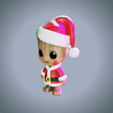 Screenshot-2024-12-09-202957.png Santa Groot Chibi-Style 3D Model - Holiday Edition STL