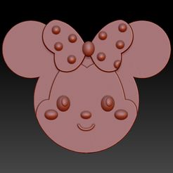 Minnie.jpg Mickey Clubhouse Set  BATH BOMB MOLD BLANK FOR VACUUM FORMING
