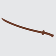 ChineseSword.png Файл для 3D-печати китайского дао