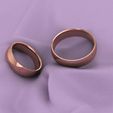 cg2.6.jpg Printable wedding ring 6mm comfort jewelry  STL