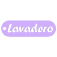 lavadero.stl Key rings x 4: Bathroom, barbecue area, corridor, laundry room