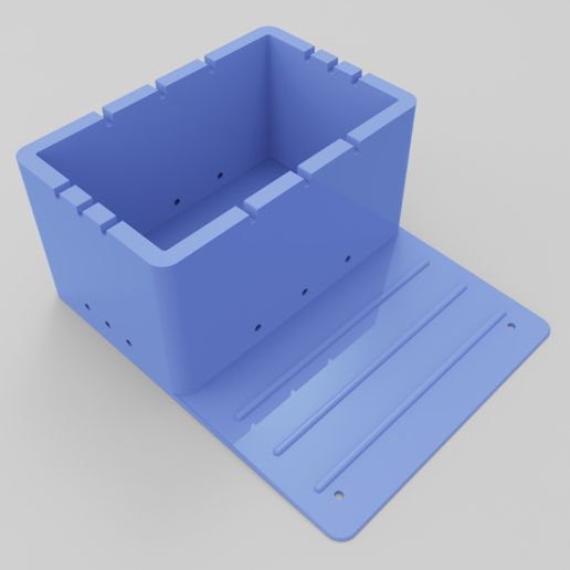 Car storage box 3D model