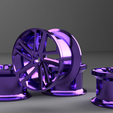 w8-the-ultimax-06.png STL file Sport wheel 8 - ultimax rim・3D printable model to download