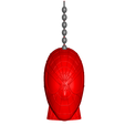 SPCfront.png Spiderman Pull Ball Chain, Keychain Knob | Handle | Fob | Finials