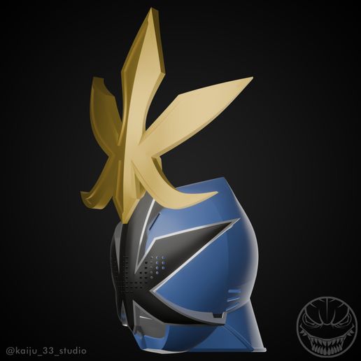 🗡️ BLUE SAMURAI RANGER MEGA AND SHOGUN MODE HELMET - POWER RANGERS ...