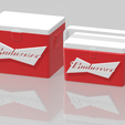 4.png Another 2 models Budweiser Ice Box Vintage Cooler for Scale Autos and Dioramas