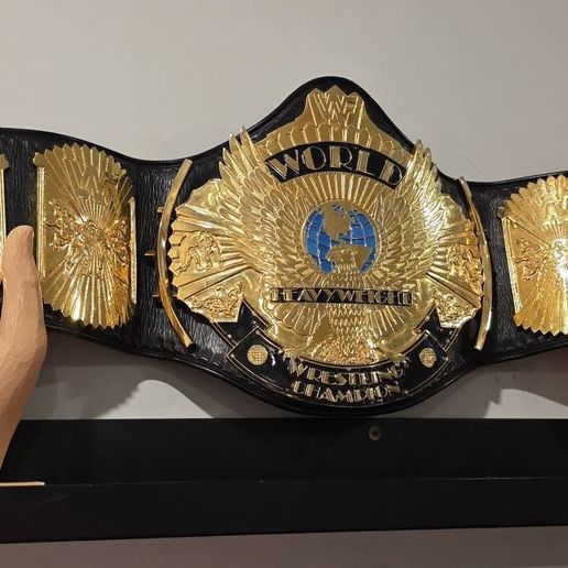 Wrestling Championship Belt Holder Hands Display