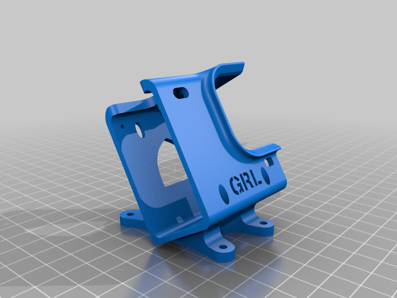 Download Free Stl File Gravity Loss Fpv Gopro 9 Mount 3d Printer Model Cults