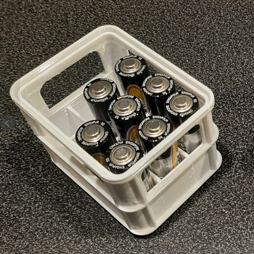 Free STL file AA battery storage Cagette 🔋 ・3D print object to download ...