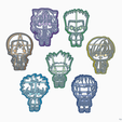 WERWRWETEY.png STL file PACK 7 HUNTER X HUNTER COOKIE CUTTER・Model to download and 3D print