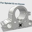 2018-02-02_001668.jpg Cariage Z System For ROOT 3 CNC (or others CNC systems) - For 52 & 65 mm Diameter Spindle-- FORK (in progress)