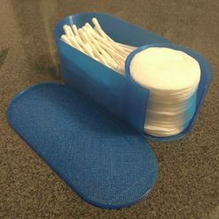 IMG_20190113_230227672.jpg Cotton buds and pads container with lid - in vase mode