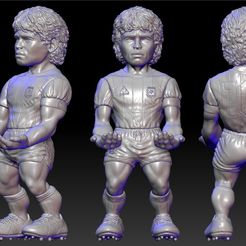 MARADONA-01.jpg Free STL file maradona maradona world cup 86 mobile phone and joystick holder・3D printer model to download