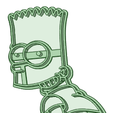 Bart-entero_e.png Bart Simpson whole 80mm cookie cutter