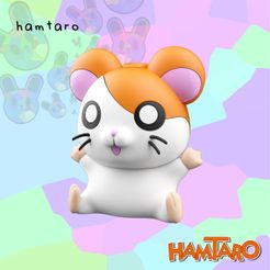Hamtaro.jpg Free STL file Hamtaro・3D print design to download