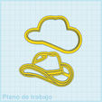 2022-09-14-15_08_04-Window.png STL file Cowboy Hat Cutter 10 cm・3D print design to download