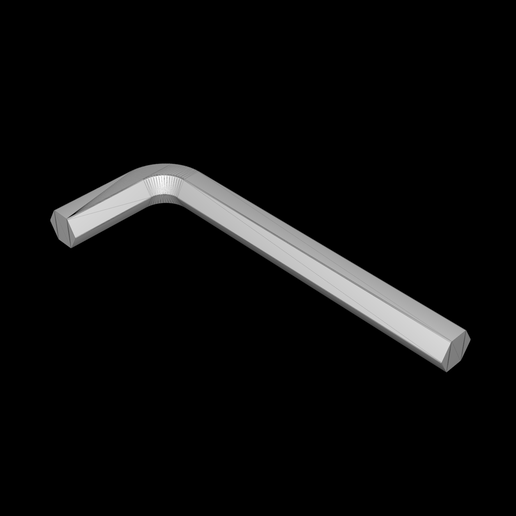 🔑 Allen key wrench hex key for M8 screws・ STL File for ・Cults