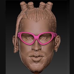 OBJ file bad bunny heart・3D print object to download・Cults