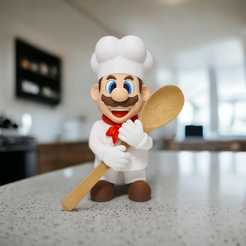 Photoroom-20240217_235706.png Super Mario Chef Multi Color Spoon Holder